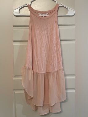 NWT BCBGeneration Rose Smoke Tulip Top